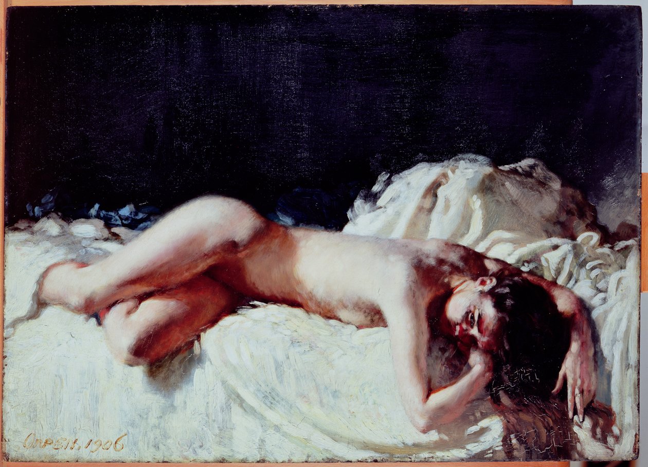 Meztelen tanulmány alkotó: William Orpen