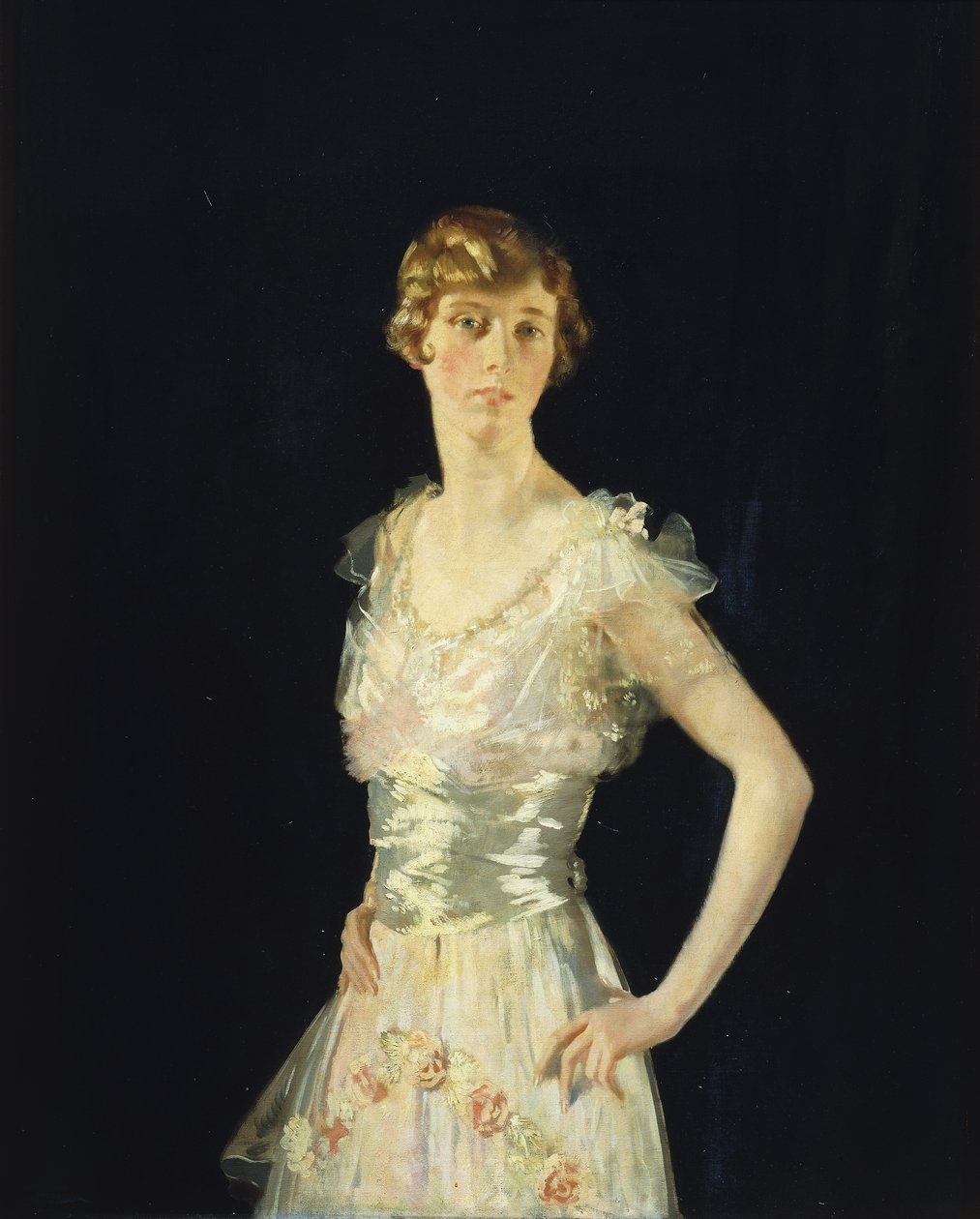 Gardenia portréja, háromnegyed hosszúságú, 1915 alkotó: William Orpen