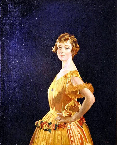 Miss Simpson portréja (olaj, vászon) alkotó: William Orpen