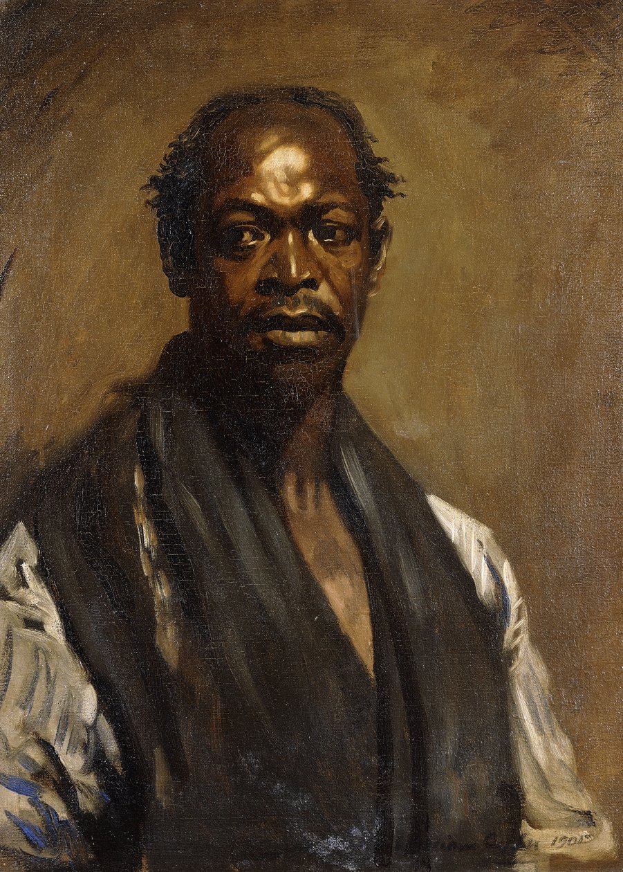 Egy néger portréja, alkotó: William Orpen