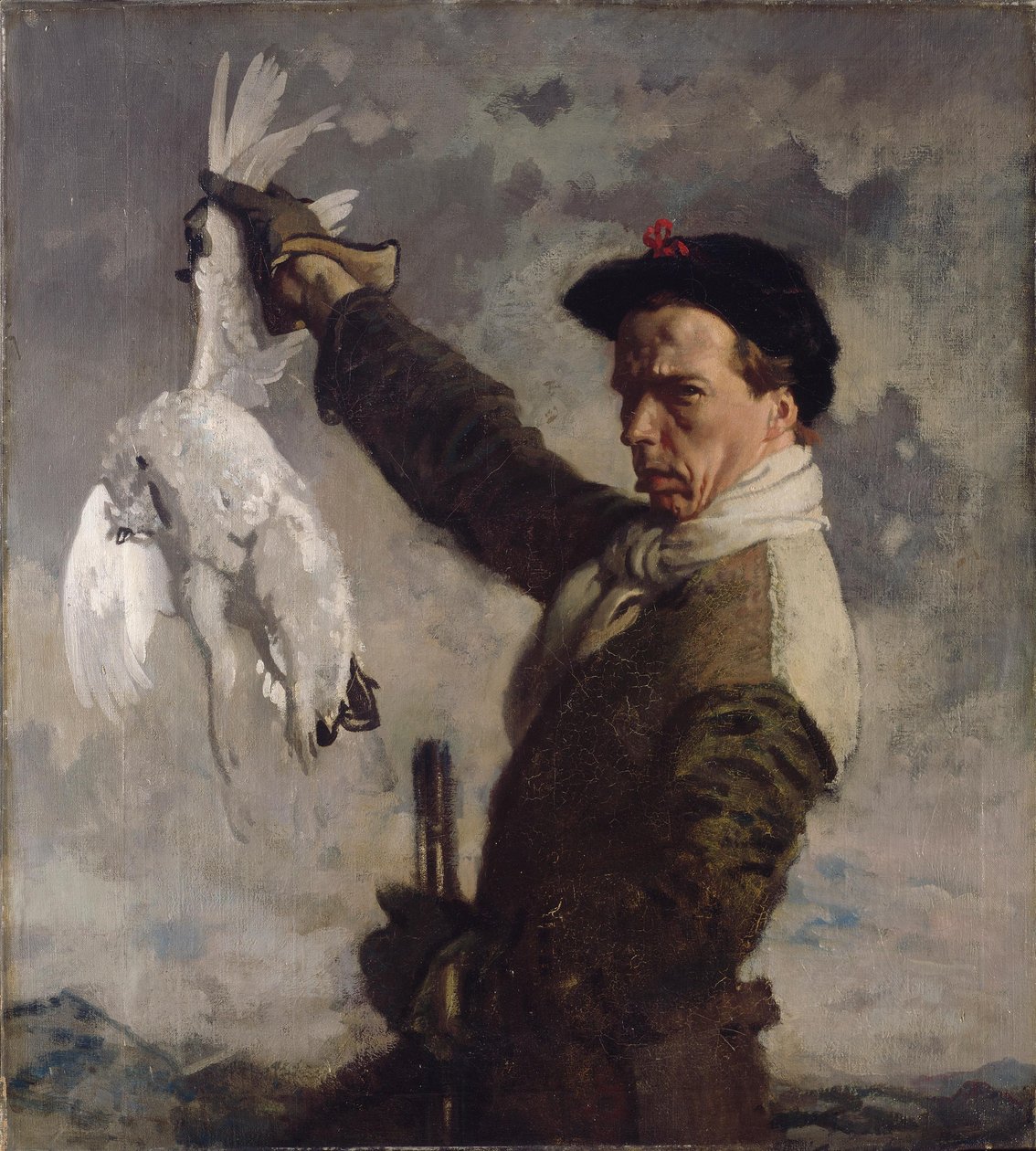 A döglött hófajd (önarckép) alkotó: William Orpen