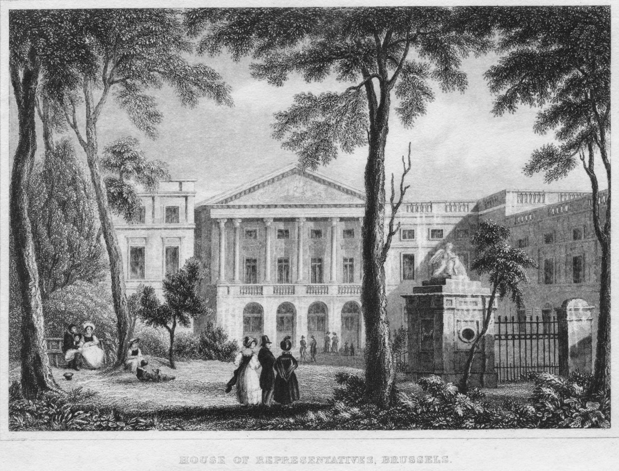 Képviselőház, Brüsszel, 1850 alkotó: William Owen
