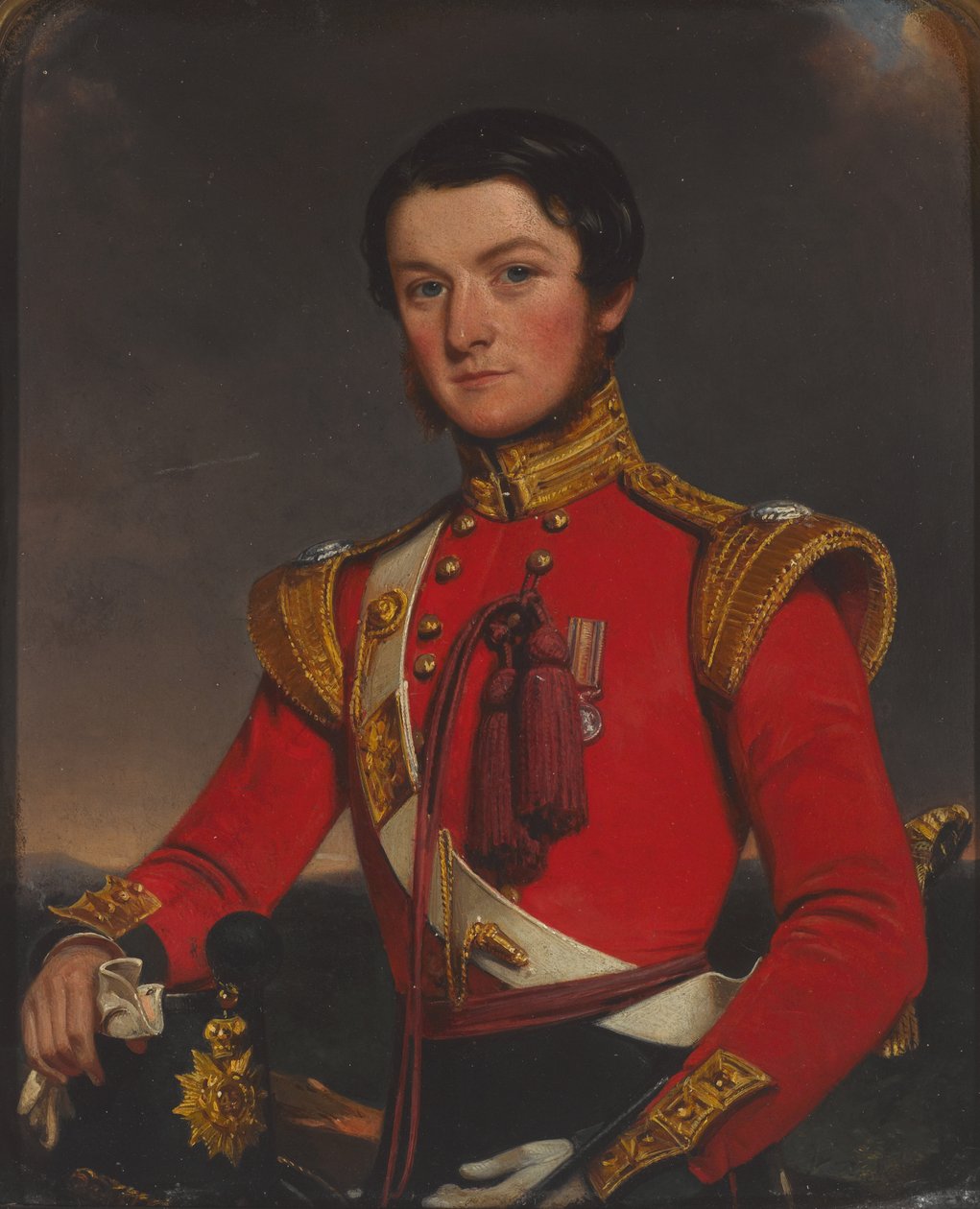 William Fleming hadnagy, a 45. (nottinghamshire-i) gyalogezred alkotó: William Owen Harling