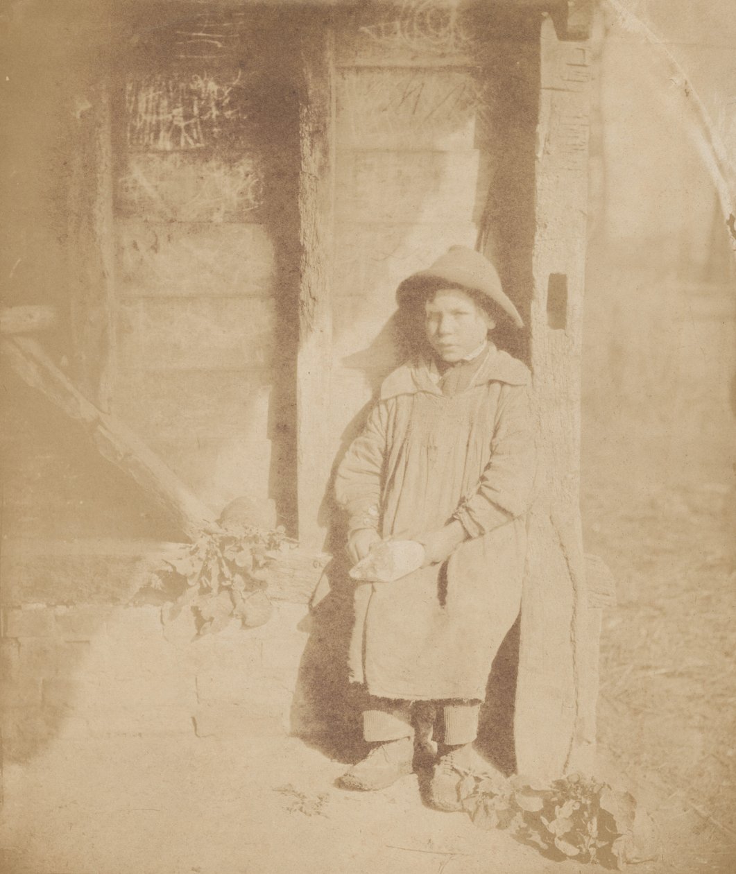 Répát hámozó fiú,c. 1854 (fotó) alkotó: William P Sherlock