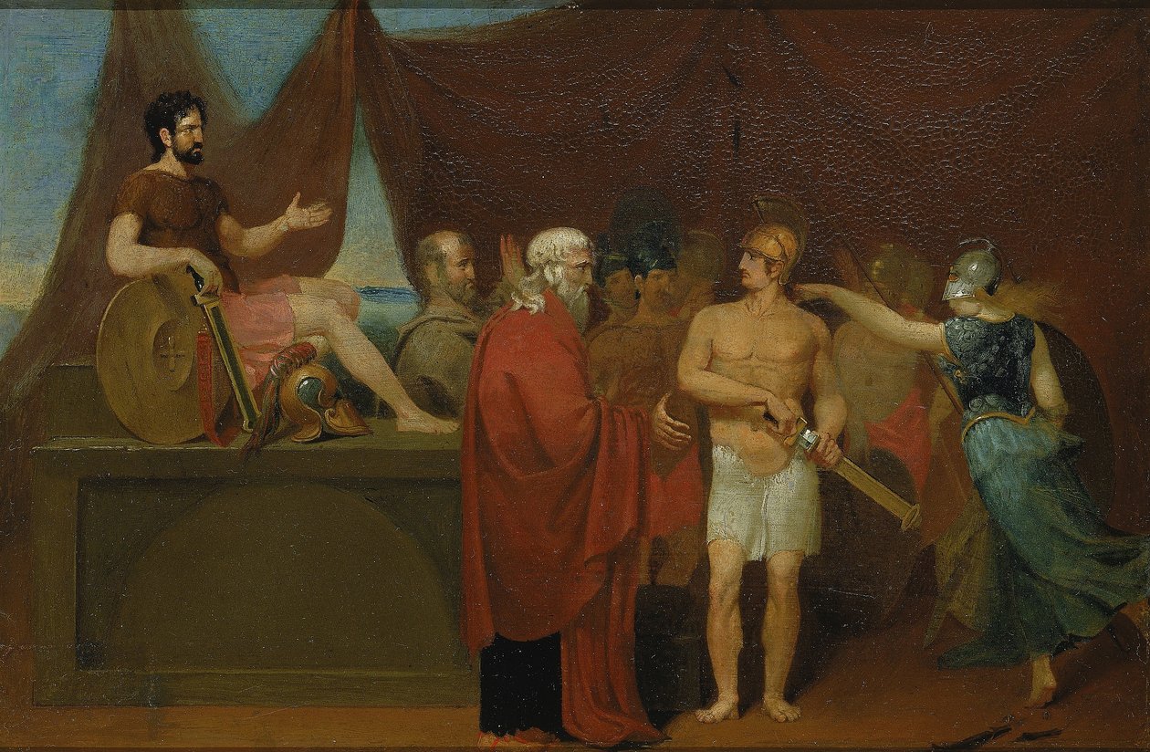 Akhilleusz és Agamemnón veszekedése alkotó: William Page