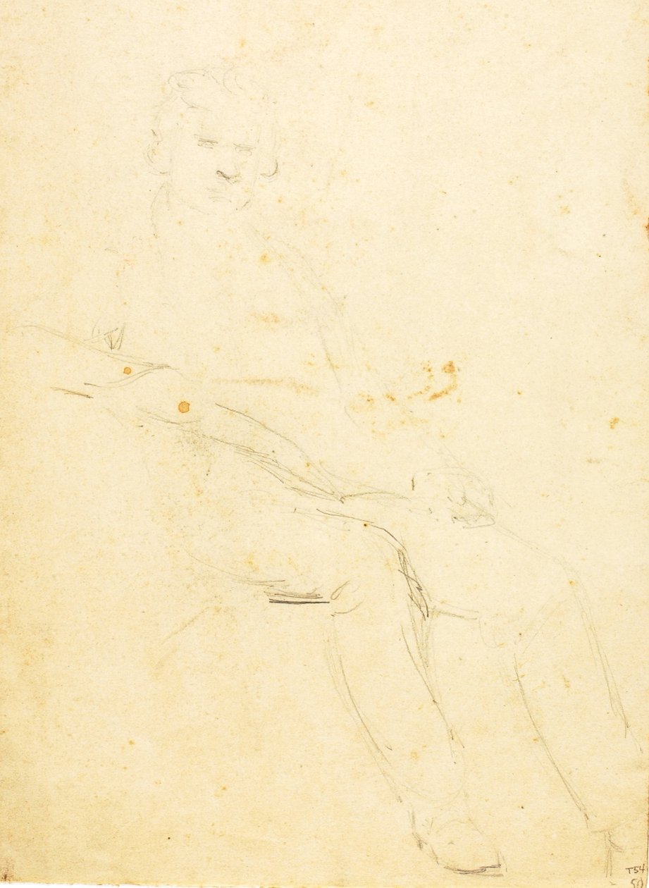 Ülő férfi figura alkotó: William Page