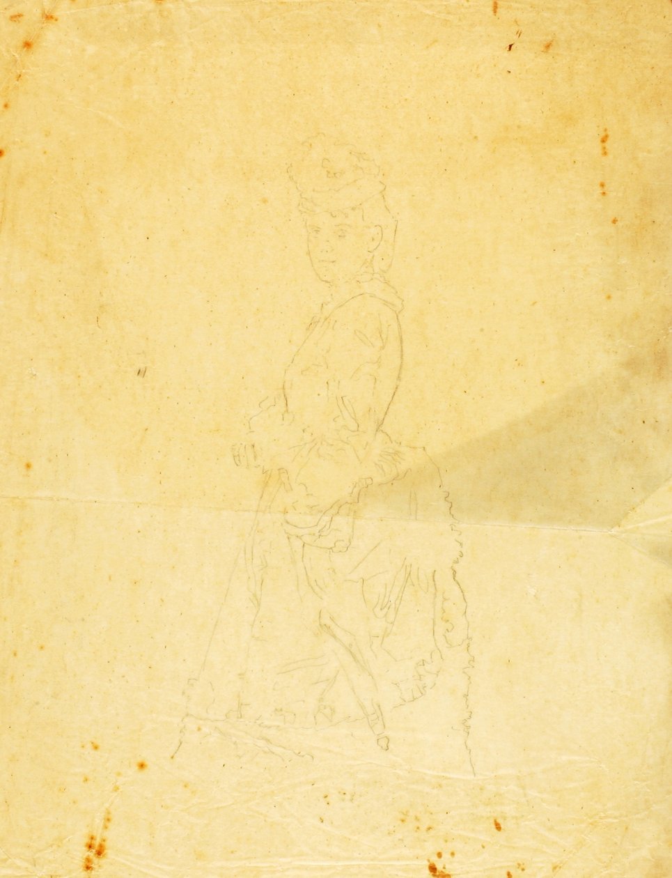 Fiatal hölgy délutáni ruhában alkotó: William Page