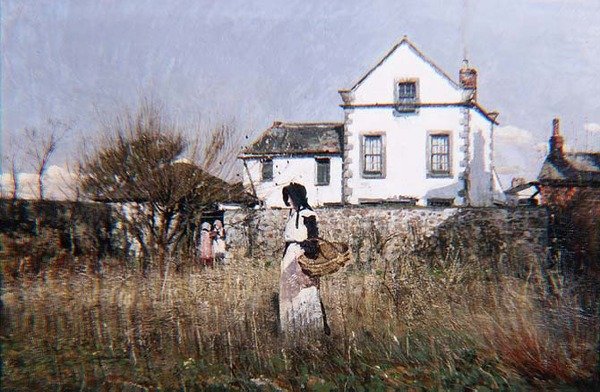 Táj, Fehér Ház, 1880 körül (olaj, vászon) alkotó: William Page Atkinson Wells