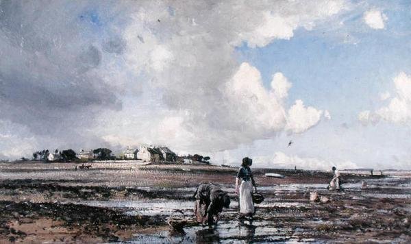Kagylógyűjtők alkotó: William Page Atkinson Wells