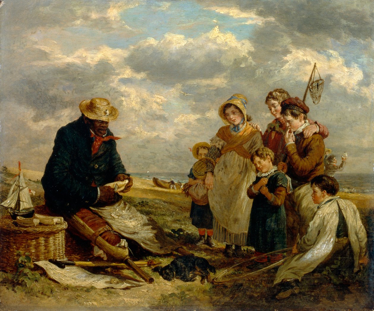 A néger hajóépítő, 1850 körül (olaj, tábla) alkotó: William Parrott