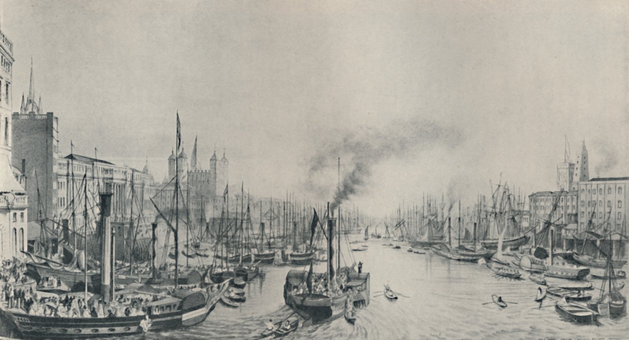 A medence: gőzös utazások, 1841, 1920 alkotó: William Parrott