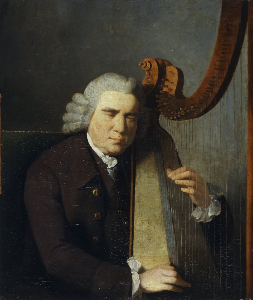 A vak hárfás, John Parry (olaj, vászon) alkotó: William Parry