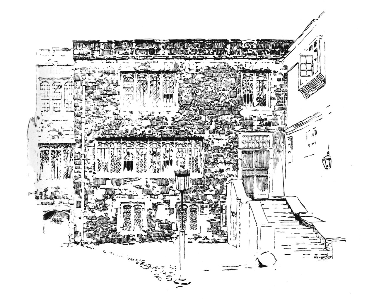 Jeruzsálemi Kamara. Abbots rezidencia, Westminster, 1897 alkotó: William Patten