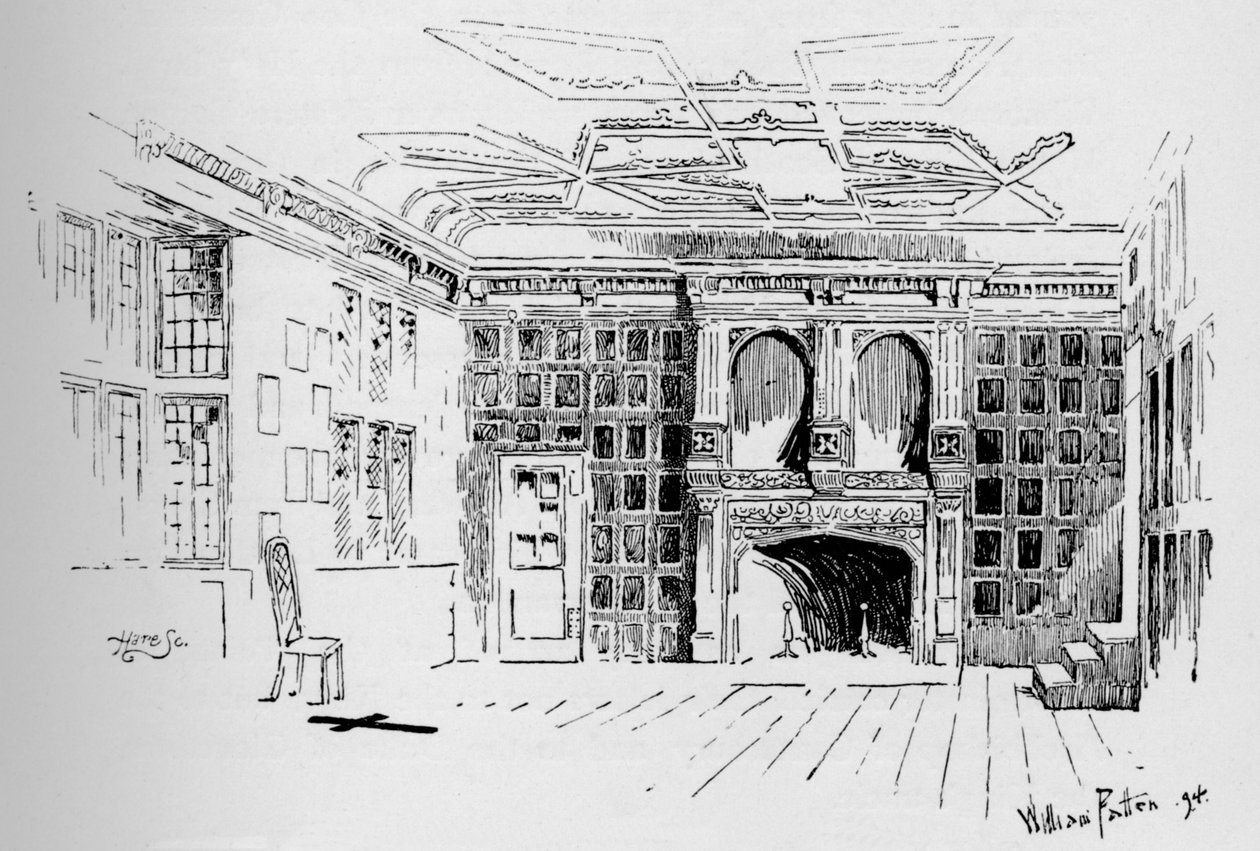A Csillagterem. 1834-ben lebontották, 1897 körül. alkotó: William Patten