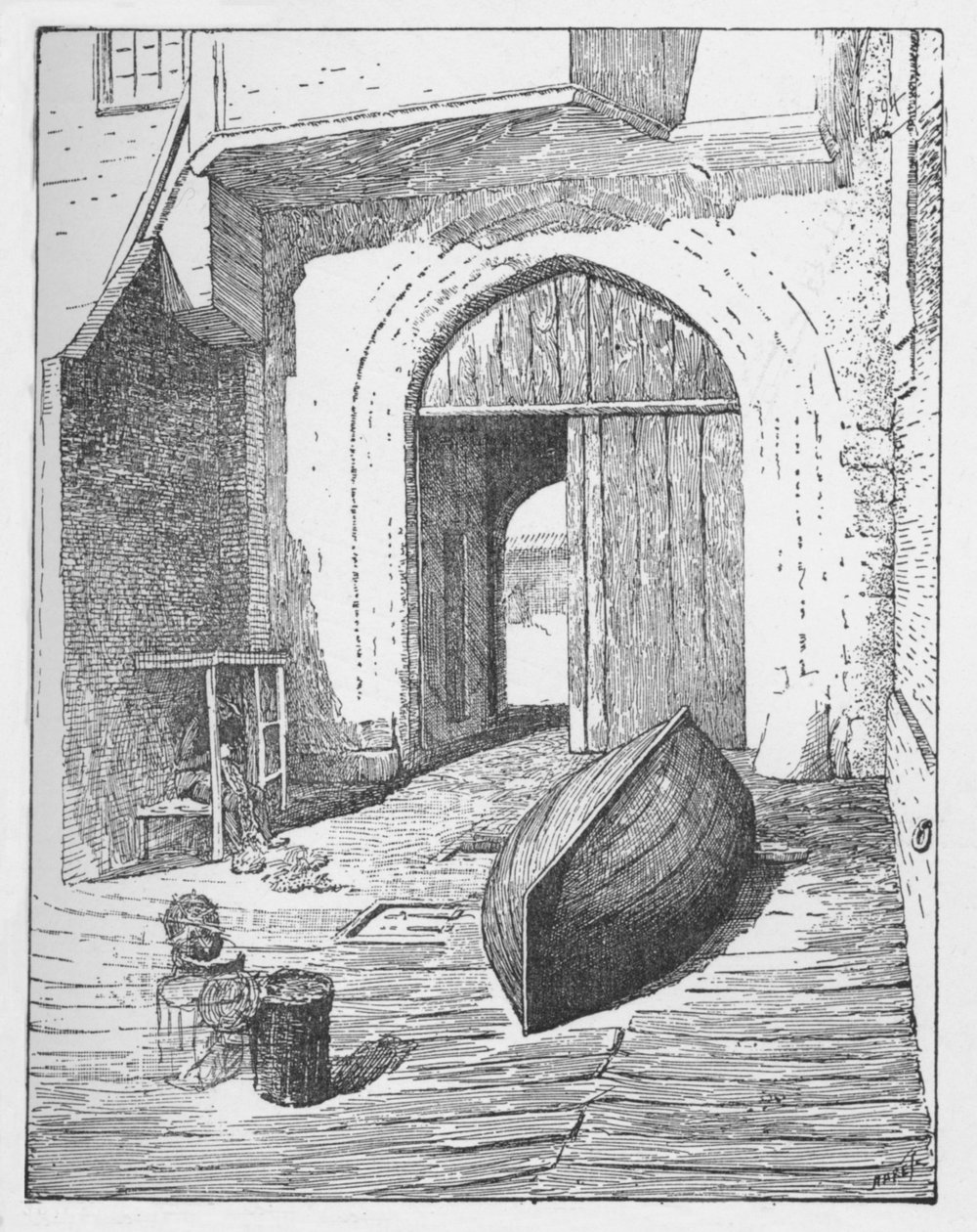 The Water Gate, New Palace Yard, 1897 alkotó: William Patten