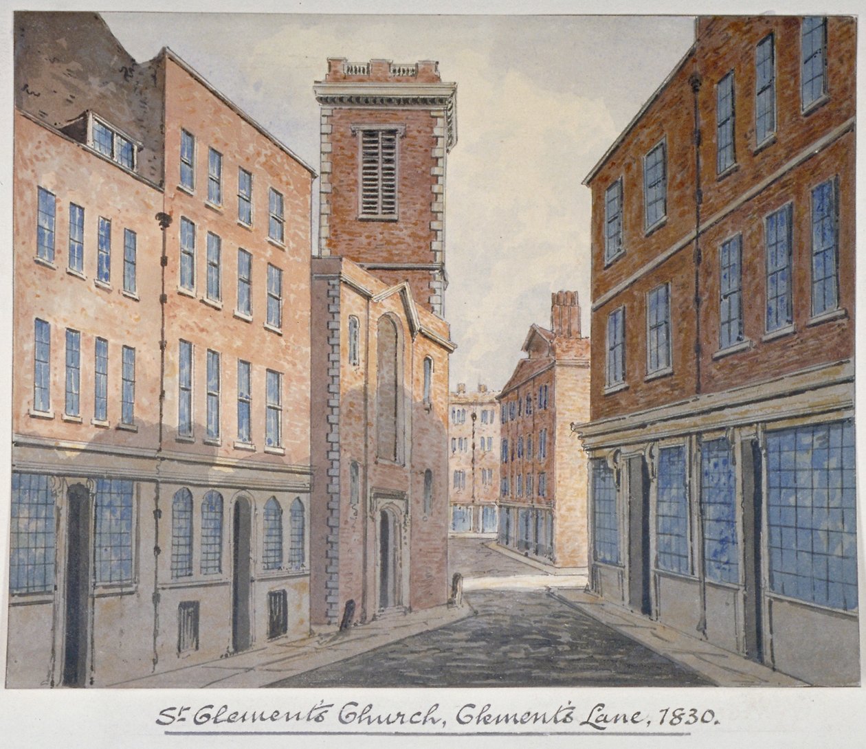 Szent Kelemen-templom, Eastcheap, London City, 1830 alkotó: William Pearson