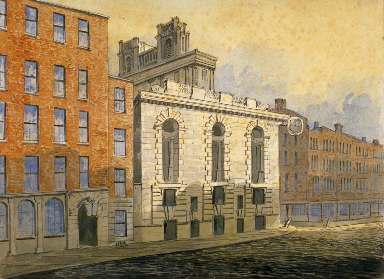 Lombard Street, London City, 1815 alkotó: William Pearson