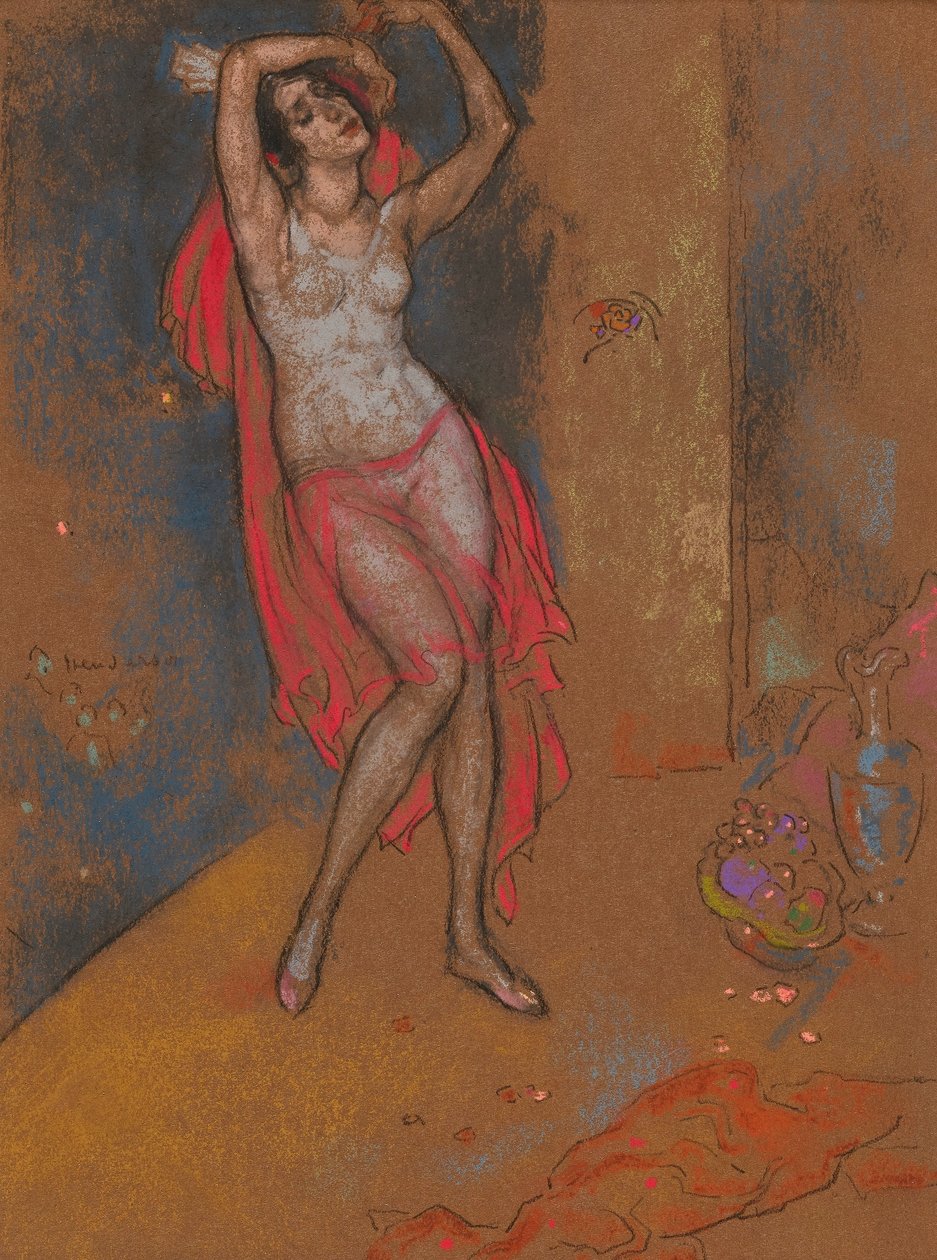 Anna Pavlova a Keleti fantáziában, Chicago, 1915-16 alkotó: William Penhallow Henderson