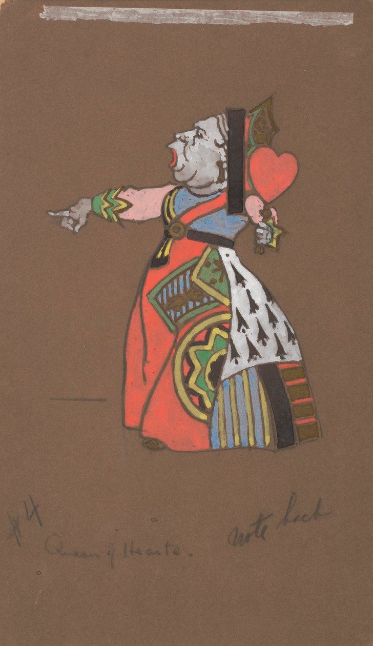 Szívek királynője (Alice Csodaországban jelmeztervezője) alkotó: William Penhallow Henderson