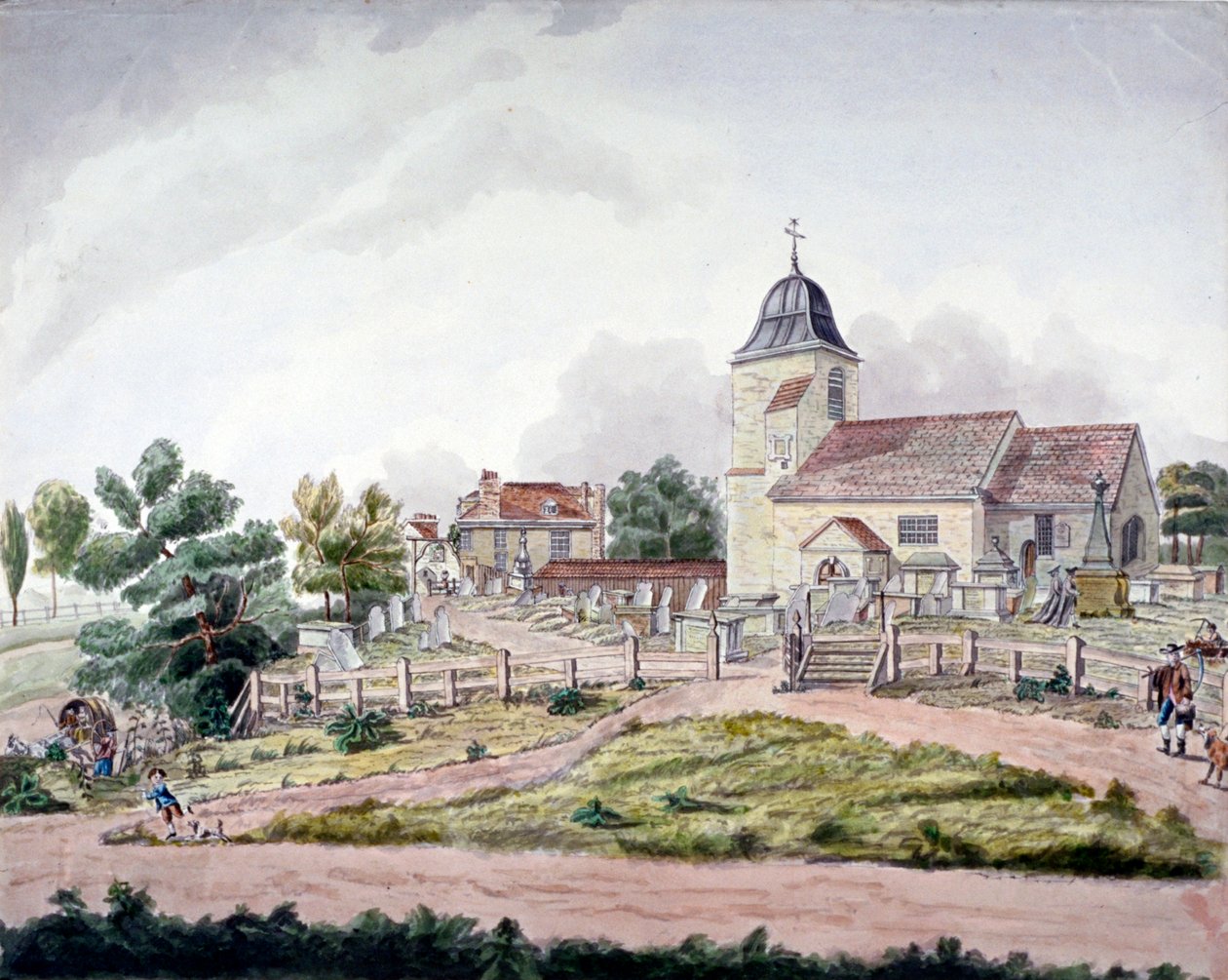 St Pancras Old Church, London, 1761 alkotó: William Pennington