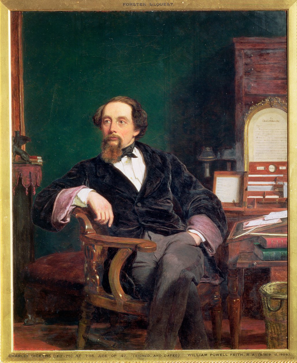 Charles Dickens, angol regényíró, XIX alkotó: William Powell Frith