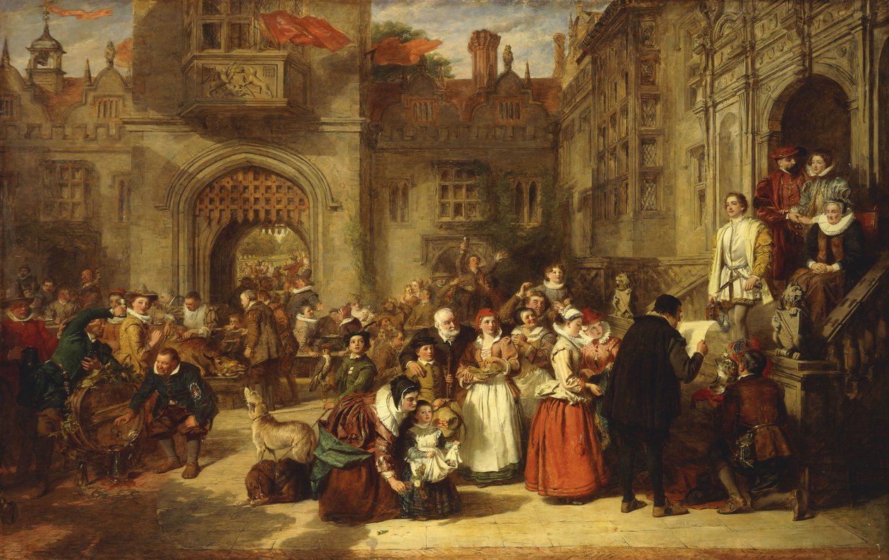 Nagykorúság a régi időkben, 1849 alkotó: William Powell Frith