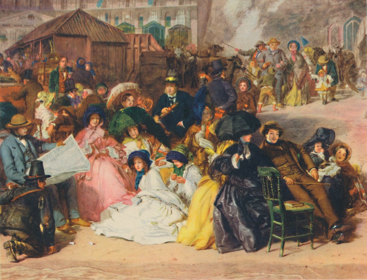 Ramsgate Sands, 1854, 1948. alkotó: William Powell Frith