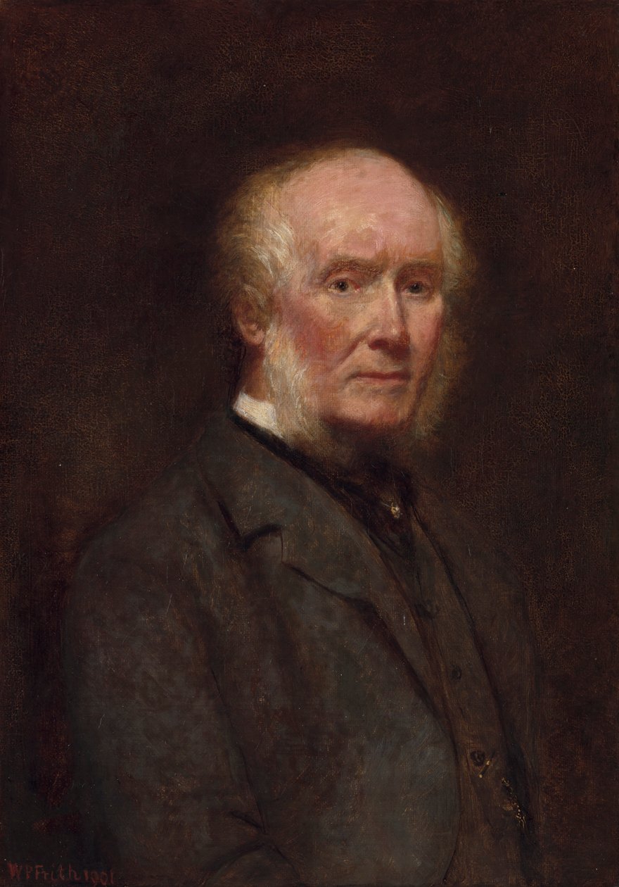 Önarckép 83 évesen alkotó: William Powell Frith