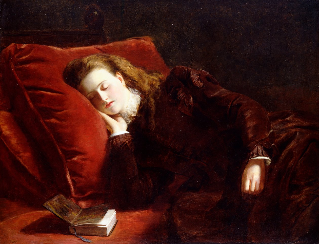 Alvás, 1873 alkotó: William Powell Frith