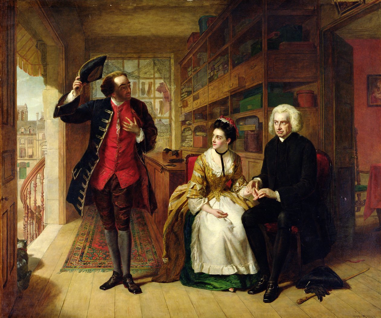 A pulzus, a férj, 1869 alkotó: William Powell Frith