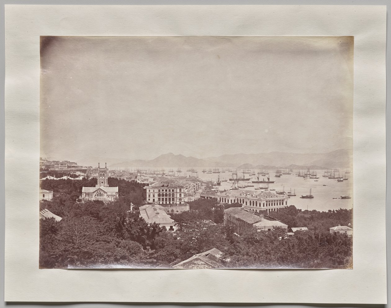 Untitled (Hongkong általános képe a Botránypontról nyugatra nézve) alkotó: William Pryor Floyd