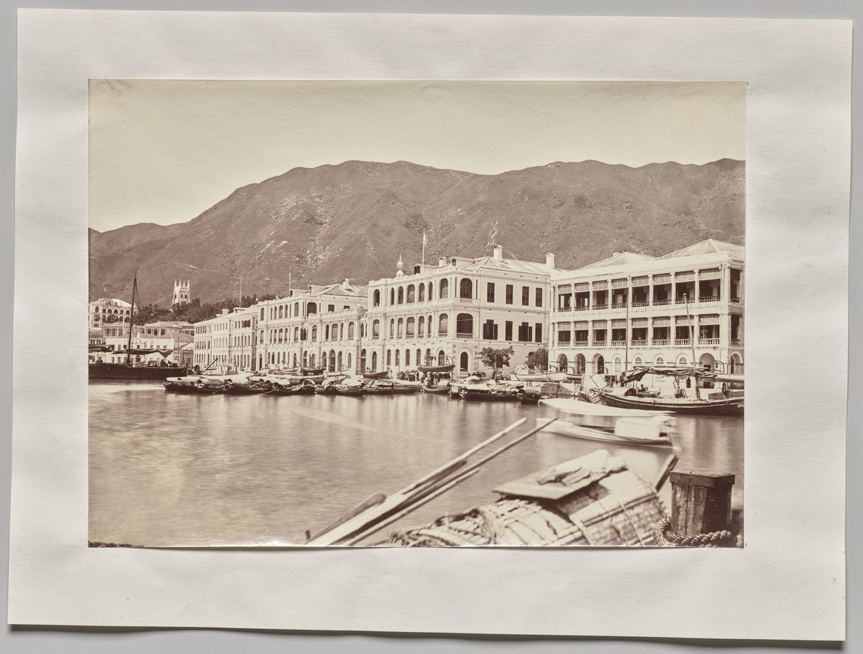 Cím nélkül (Nézet a Prayán, keletre nézve, Hong Kong) alkotó: William Pryor Floyd