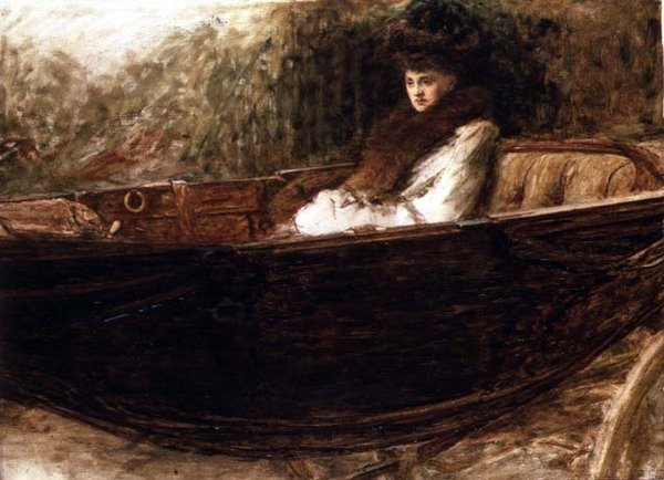 Hölgy egy Landauban alkotó: William Quiller Orchardson