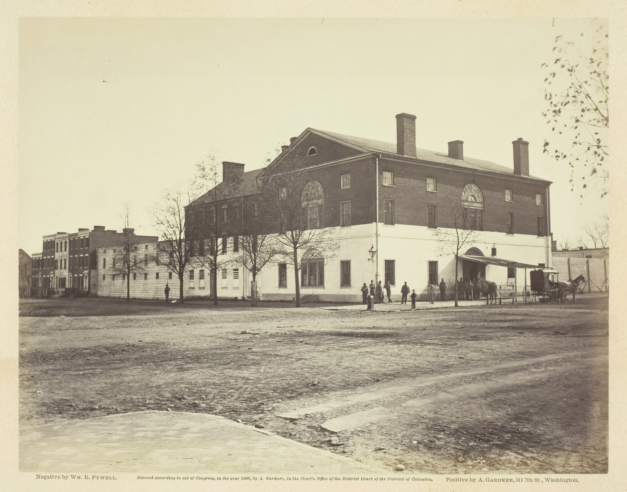 Old Capitol Prison, Washington, 186165. alkotó: William R. Pywell