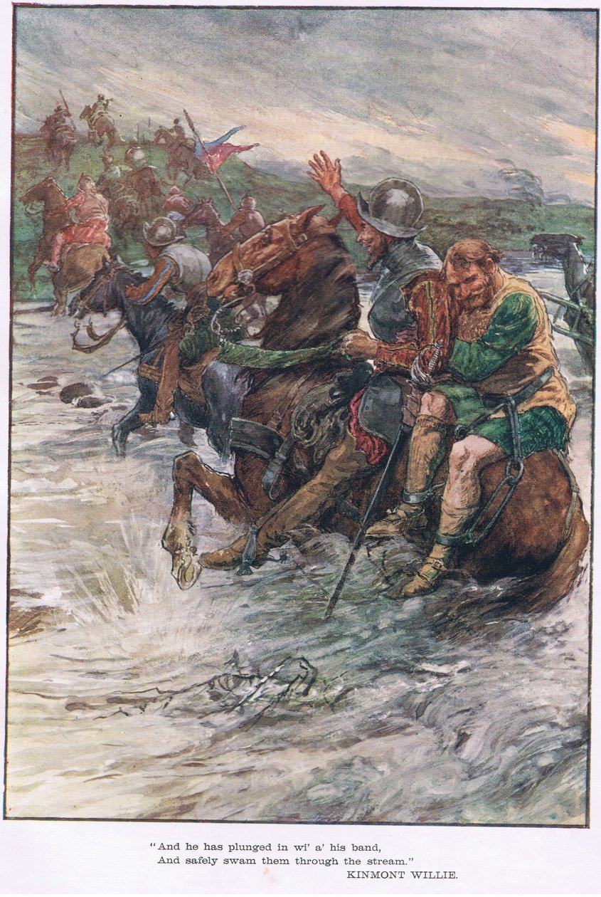 És biztonságosan átúsztatta őket a patakon alkotó: William Rainey