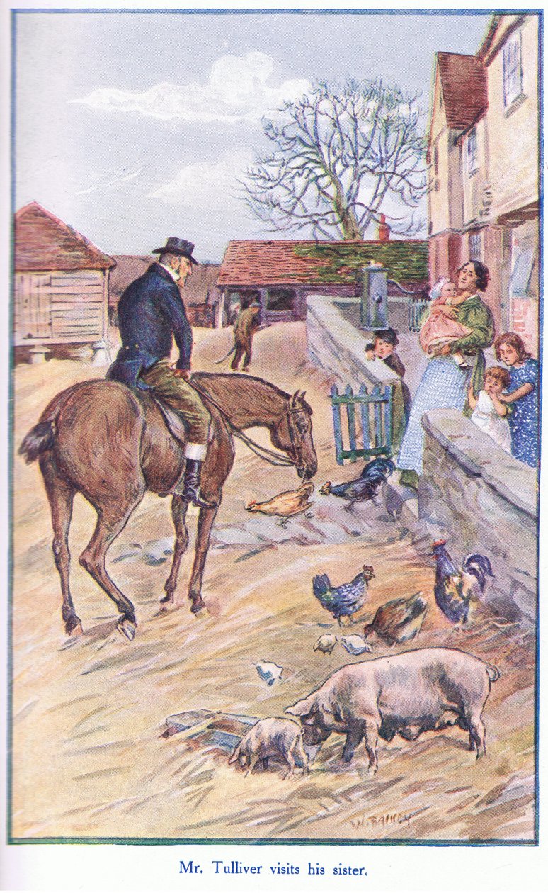 Mr Tulliver meglátogatja nővérét, 1930-as években alkotó: William Rainey