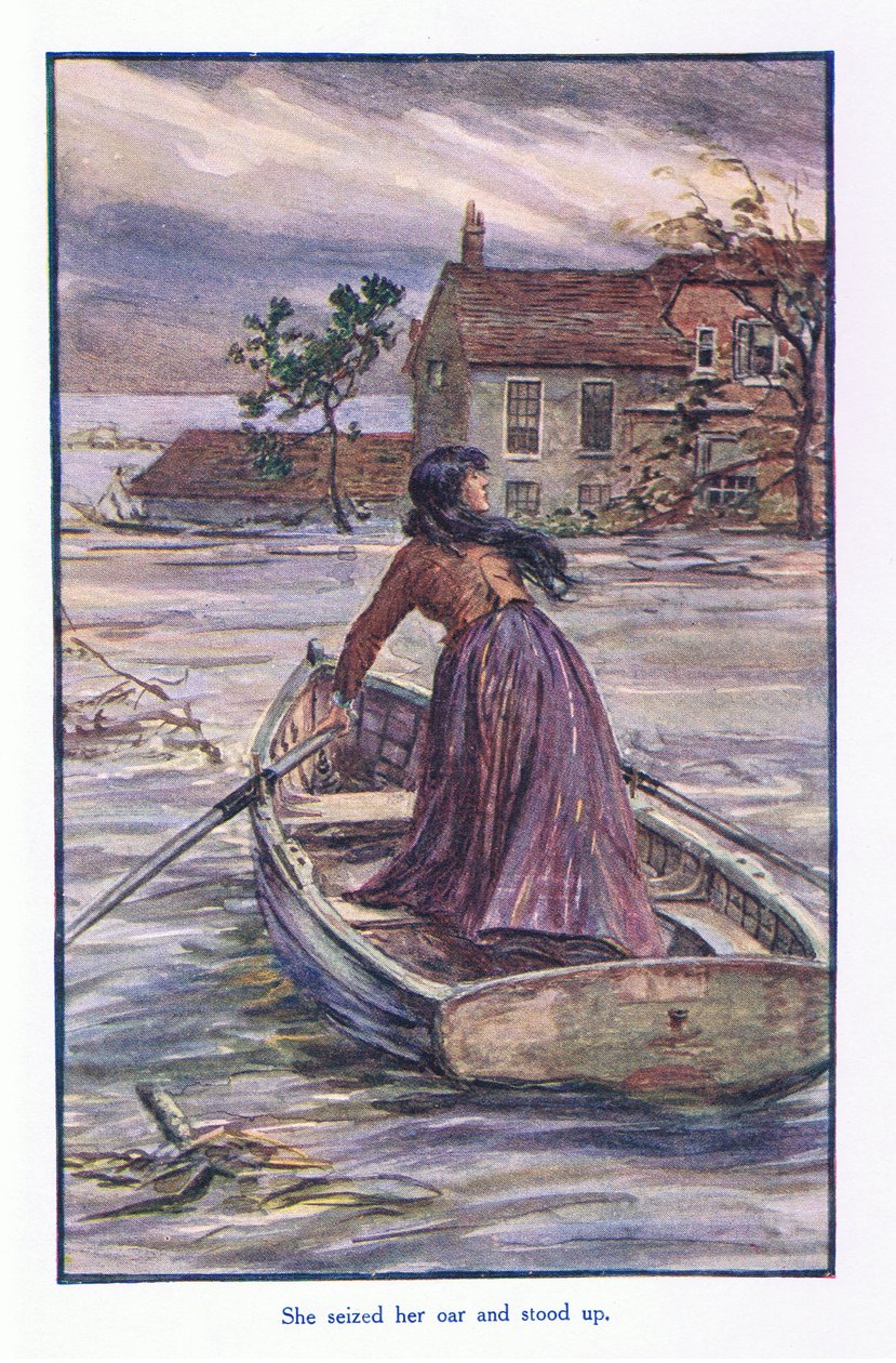 Megragadta az evezőjét, és felállt, 1930-as évek alkotó: William Rainey