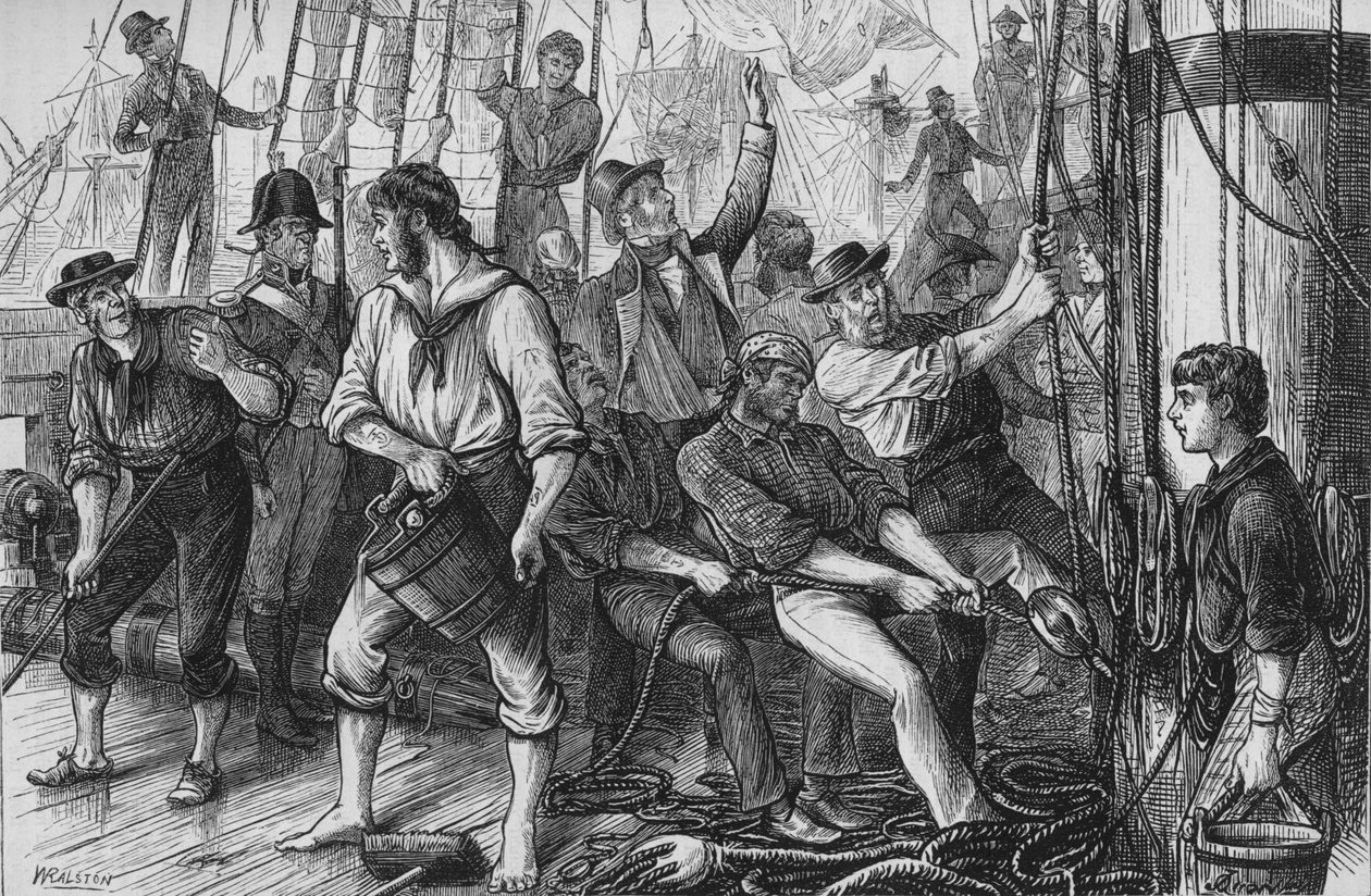 Lord Howes Victory – A dicsőséges június elseje, 1880 alkotó: William Ralston
