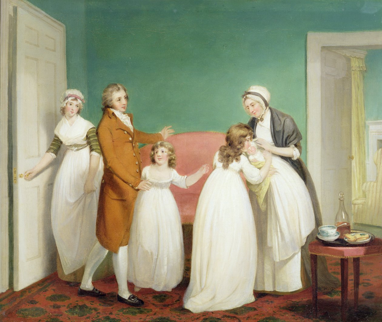 Az örökös születése, 1799 körül (olaj, vászon) lásd még: 145617 alkotó: William Redmore Bigg