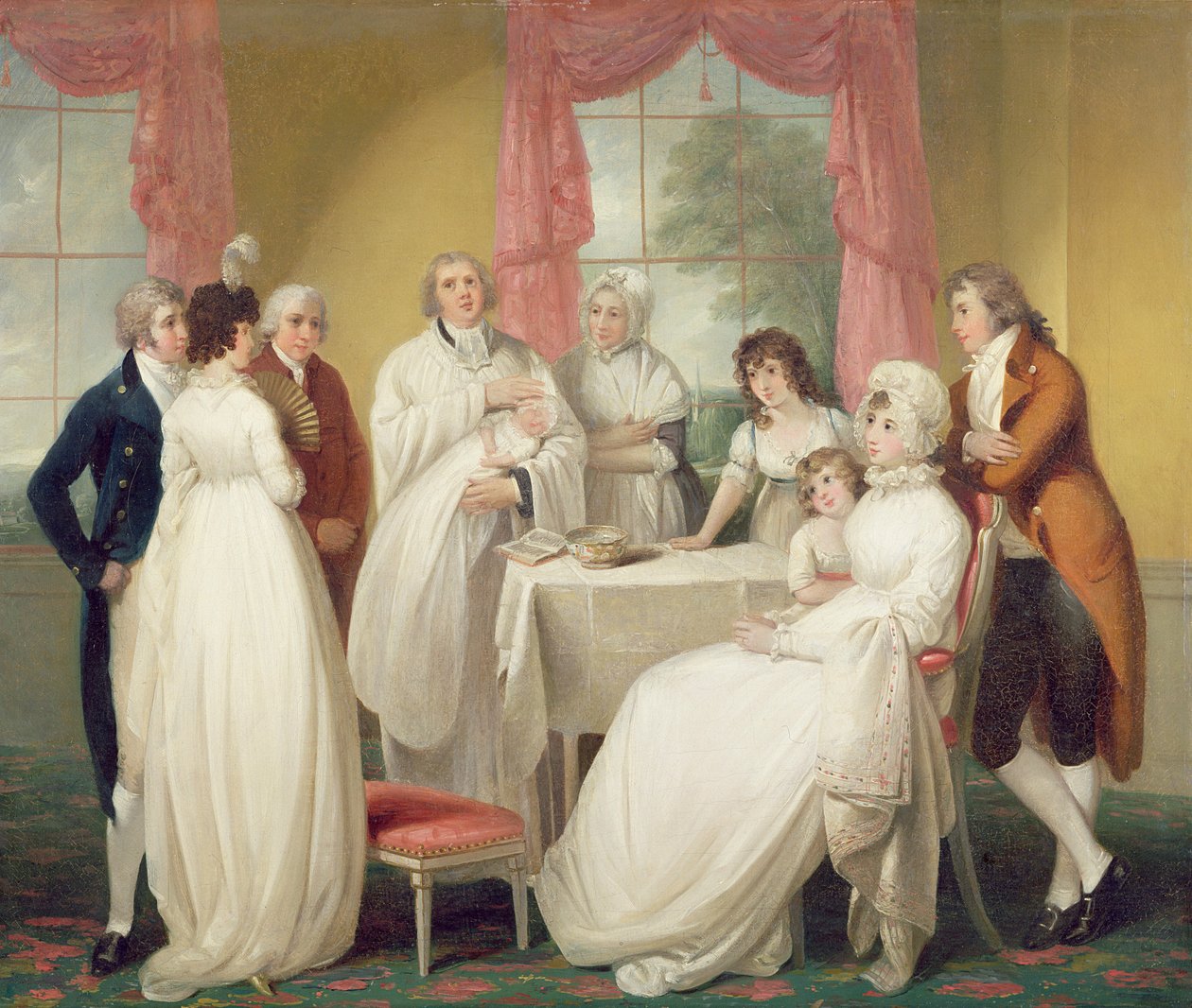 Az örökös keresztelése, 1799 körül (olaj, vászon) lásd még: 152732 alkotó: William Redmore Bigg