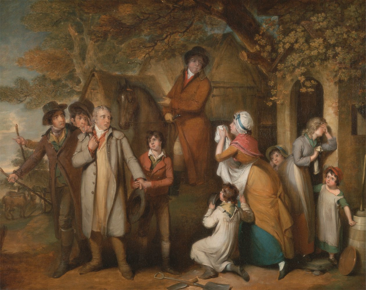 A súlyos intéző, vagy szerencsétlen bérlő alkotó: William Redmore Bigg
