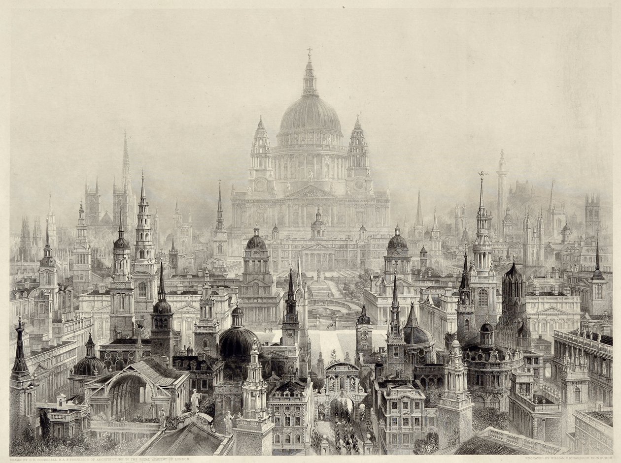 Sir Christopher Wren főbb épületei alkotó: William Richardson