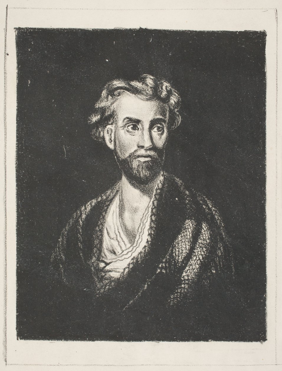 Egy férfi portréja (próféta), 1979-ben (litho) alkotó: William Rimmer