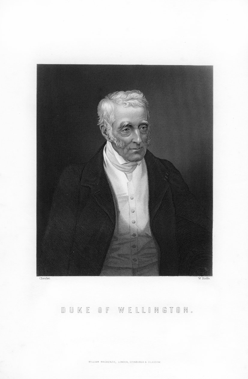 Arthur Wellesley, Wellington első hercege, brit katona és államférfi, 1893. alkotó: William Roffe