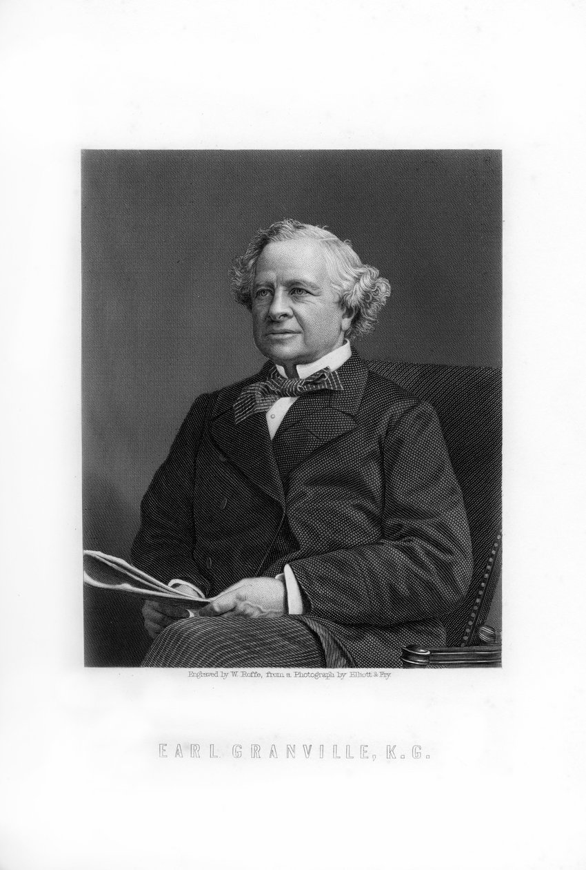 Granville George Leveson-Gower, 2. Earl Granville, brit liberális államférfi, 1893. alkotó: William Roffe