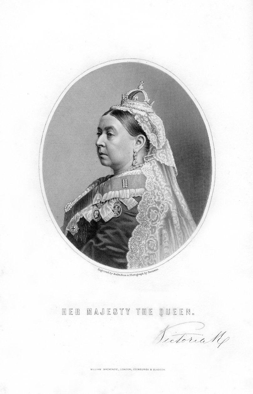 Viktória királynő, Nagy-Britannia és Írország Egyesült Királyságának királynője, 1899. alkotó: William Roffe