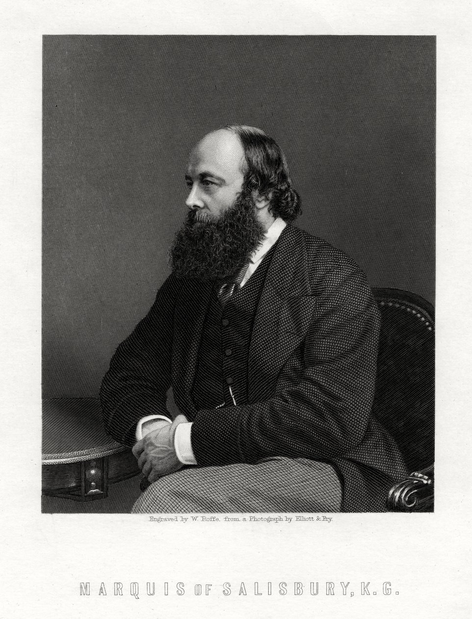 Robert Arthur Talbot Gascoyne-Cecil, Salisbury 3. márkija, brit államférfi, XIX. alkotó: William Roffe