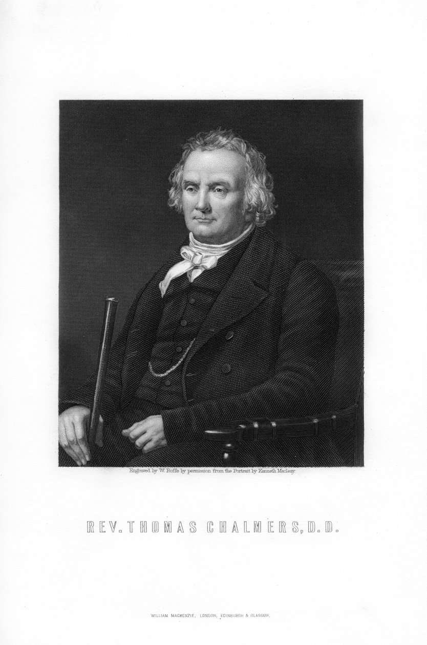 Thomas Chalmers, a Skóciai Szabadegyház vezetője, 1893. alkotó: William Roffe