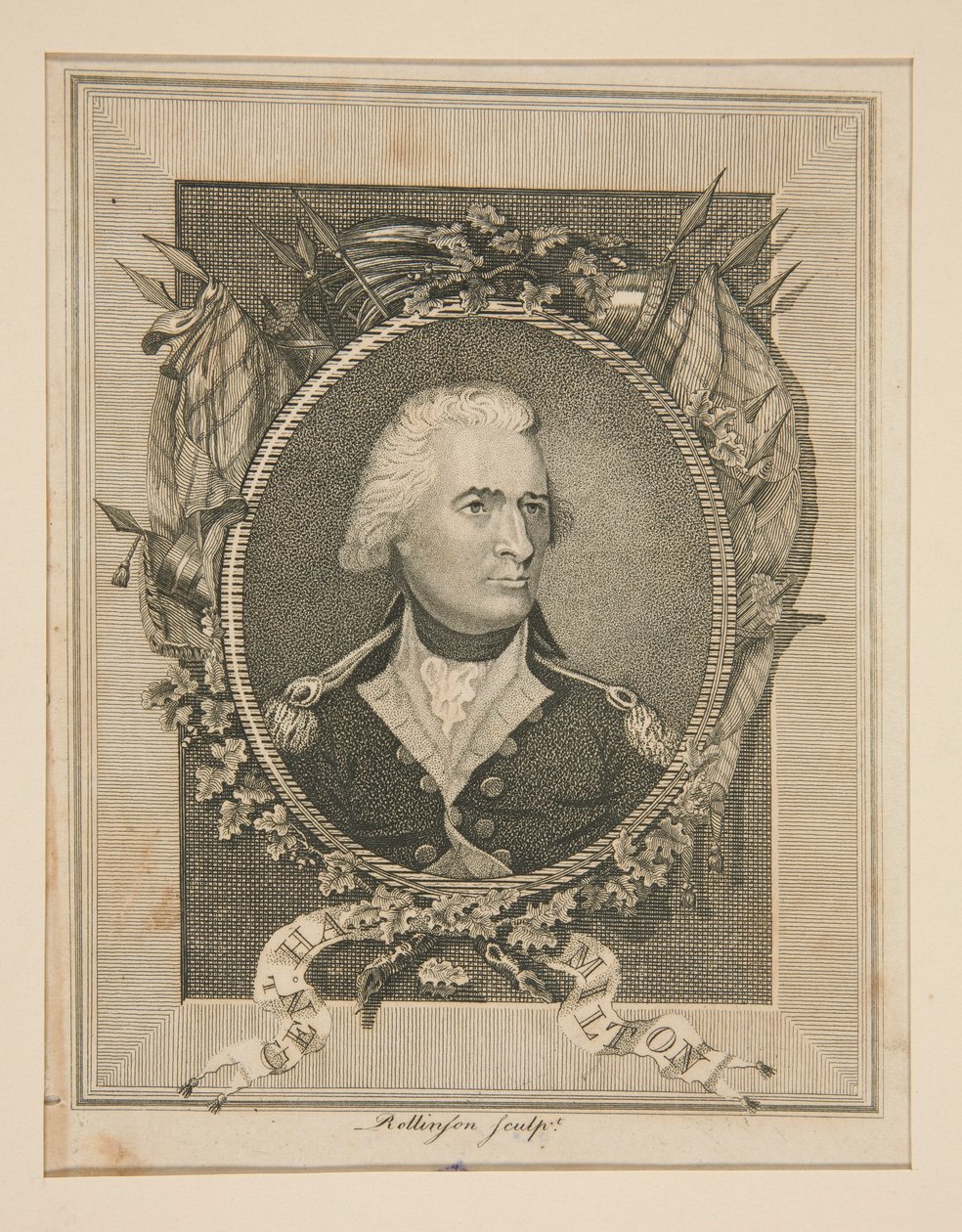 (Alexander) Hamilton tábornok alkotó: William Rollinson