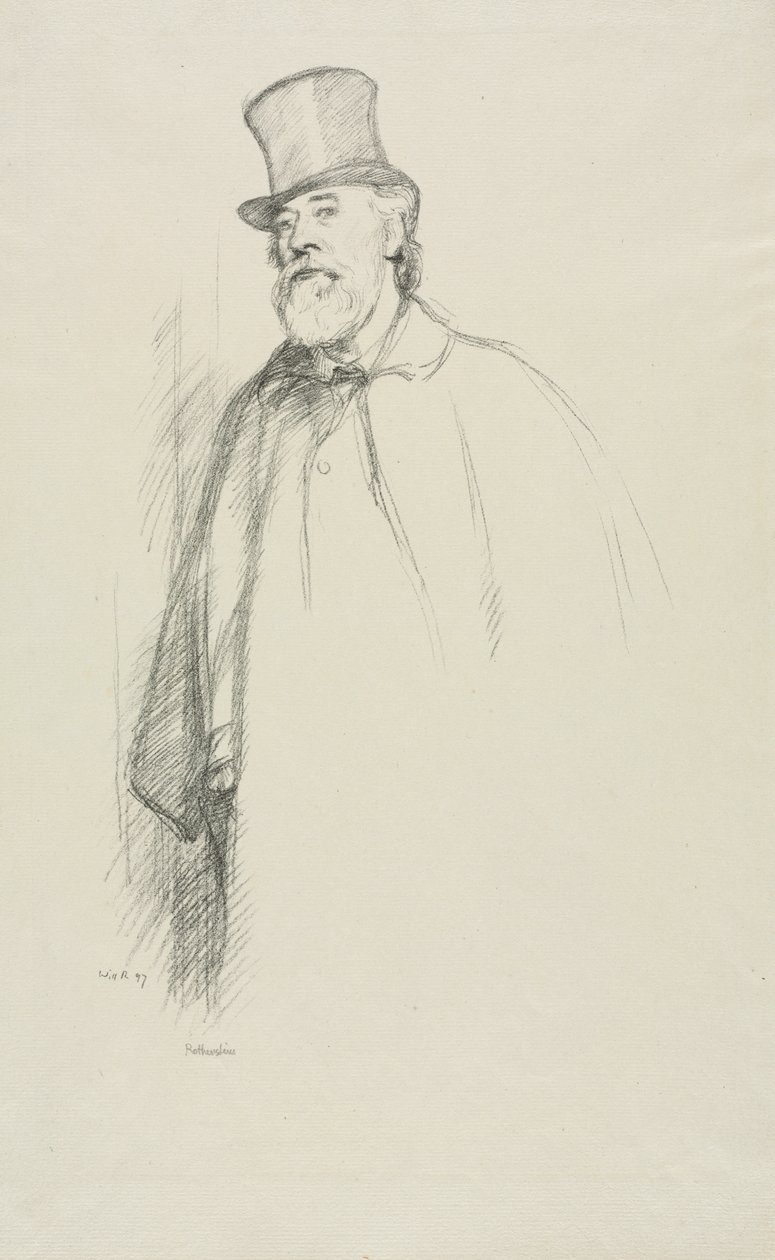 Alphonse Legros alkotó: William Rothenstein
